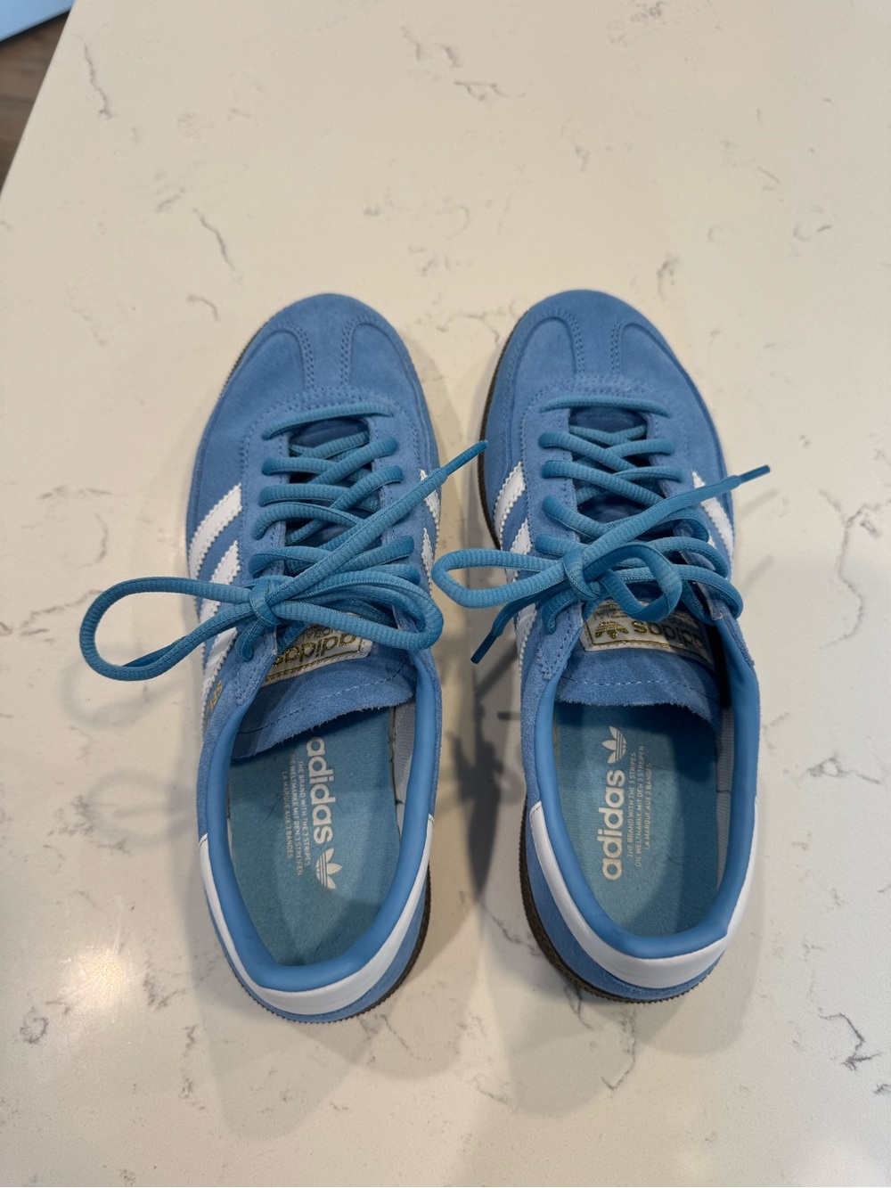 Adidas Handball Spezial in Light Blue Womens size 7 - Picture 3 of 7